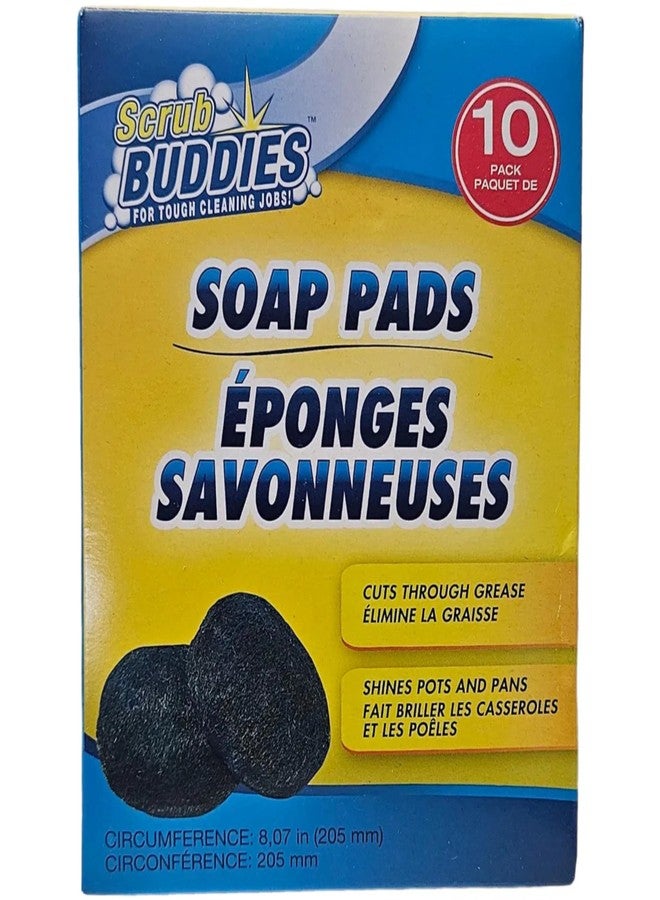 scrub buddies Bathtub Cleaning Soap Pads, 10 Count, Blue - Image 1