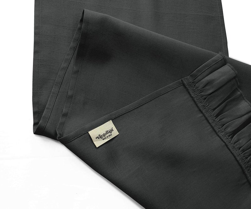 Vargottam Dark Gray Home Décor Kitchen Table Decor Home Frill Table Runner-14 x 90 Inch - Image 5