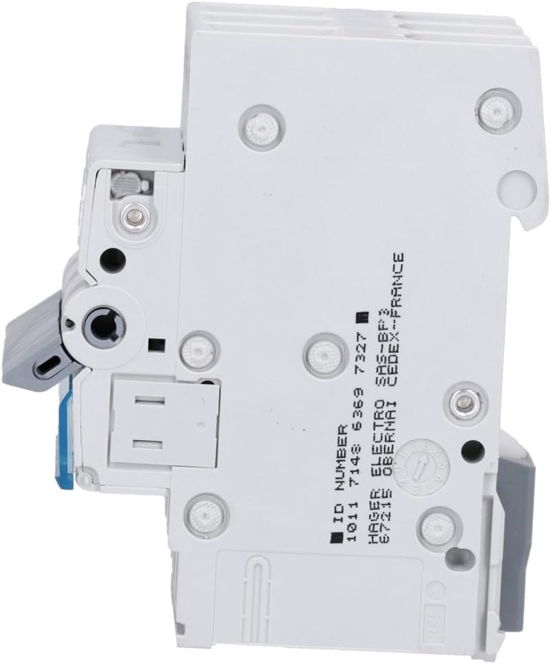 Hager Miniature Circuit Breaker 10A 6KA Type C-Made in EU - Image 3