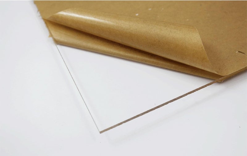 Slasa SLASA Clear Acrylic Sheet 1pc A4 3mm Plexiglass Panel for DIY, Craft, Photo Frame Replacement, Display Projects, Signage, Laser Cutting, CNC by SLASA TRADING  - Image 1
