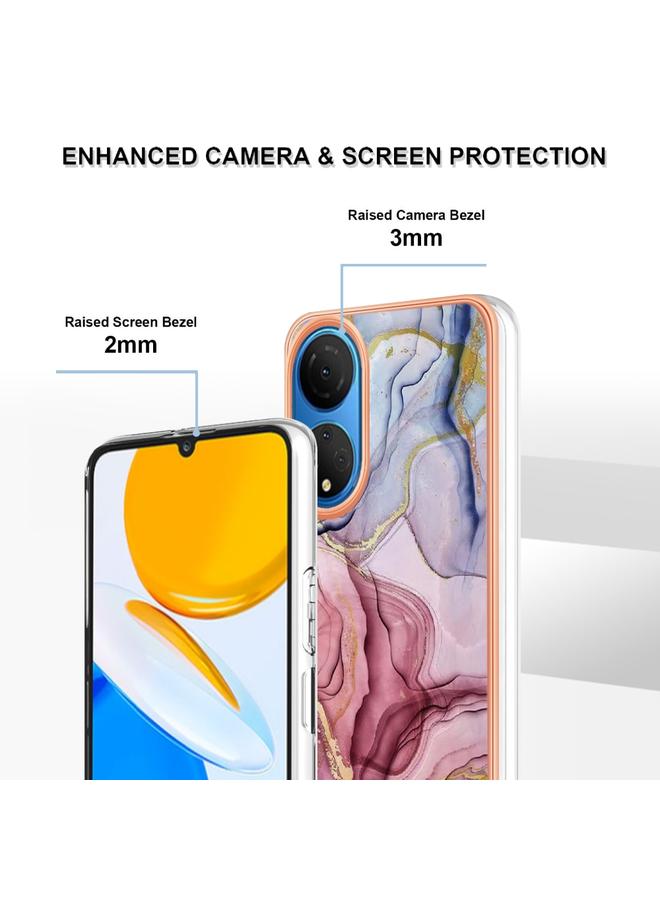 اس-توب جراب لهاتف Honor X7 من الرخام الكهربائي مع غطاء IMD مزدوج الجوانب - Image 4