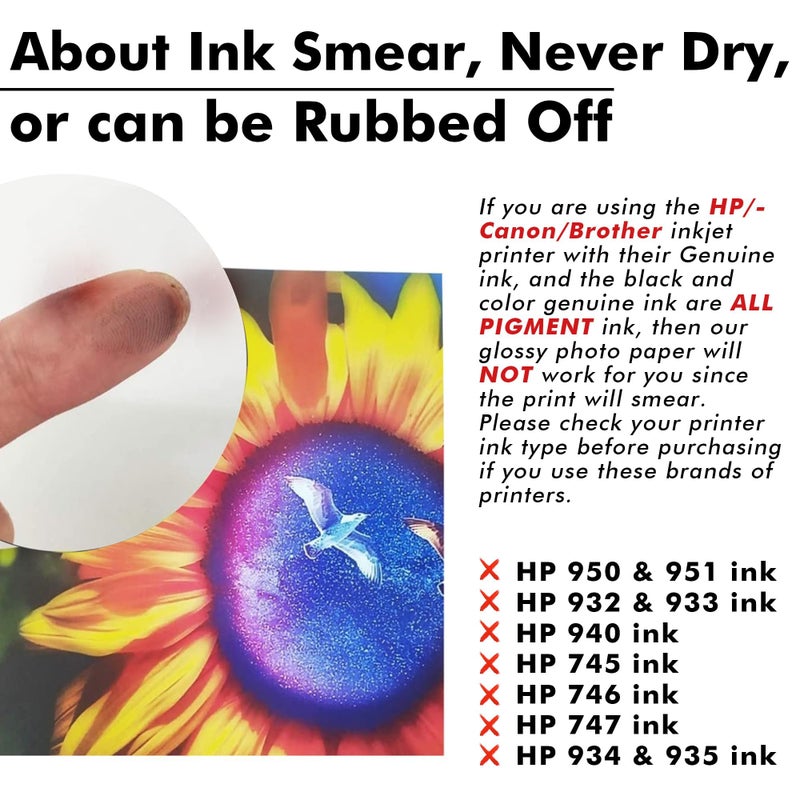 KOALA PAPER Koala Glossy Inkjet Photo Paper 8.5X11 Inches 48lb 100 Sheets Professional Glossy Photographic Paper Compatible with Inkjet Printer Use DYE INK 180GSM - Image 3