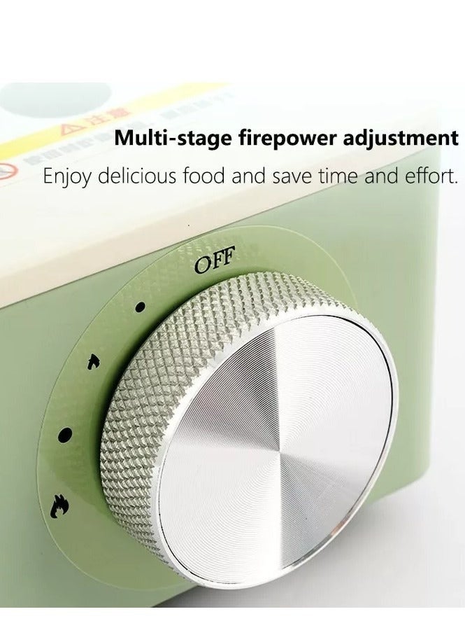 Macon Portable Single Burner Butane Gas Stove, Compact Outdoor Camping Cooker, Auto Ignition, Windproof Design, Safety Shut-Off , Ideal for Home, Picnic, Hiking & Travel. - Image 2