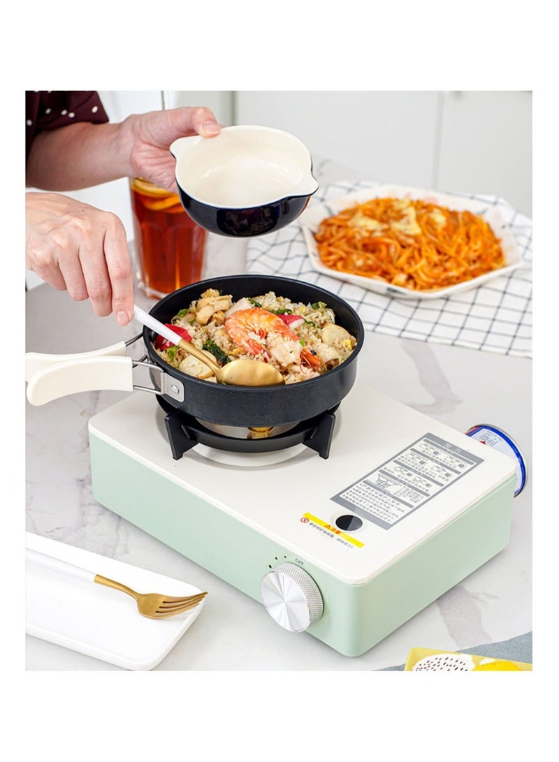 Macon Portable Single Burner Butane Gas Stove, Compact Outdoor Camping Cooker, Auto Ignition, Windproof Design, Safety Shut-Off , Ideal for Home, Picnic, Hiking & Travel. - Image 5