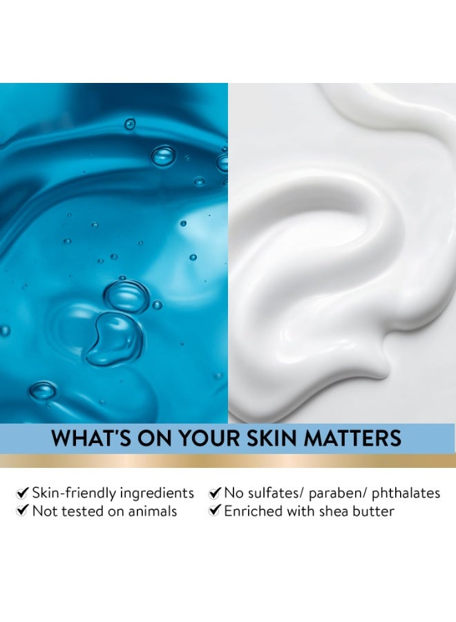 spa luxetique Ocean Breeze Spa Gifts for Women, 8 Piece Bath Set with Bubble Bath & Bath Bombs, Refreshing Gift Baskets for Her, Self Care Package with Body Scrub, Lotion, Hand Cream - Image 3