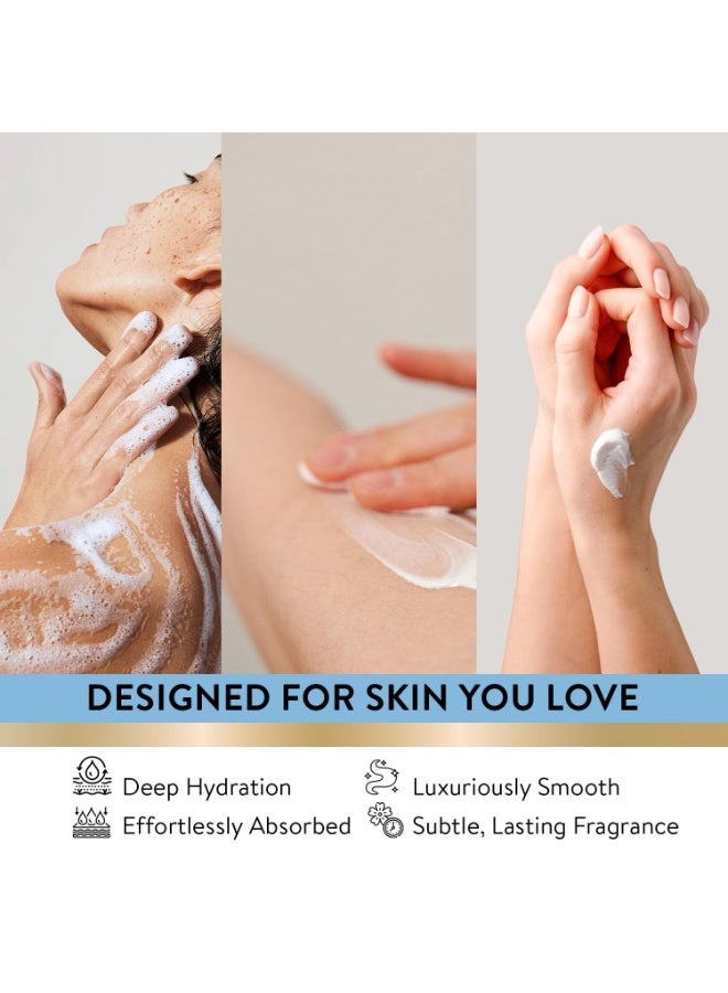 spa luxetique Ocean Breeze Spa Gifts for Women, 8 Piece Bath Set with Bubble Bath & Bath Bombs, Refreshing Gift Baskets for Her, Self Care Package with Body Scrub, Lotion, Hand Cream - Image 4