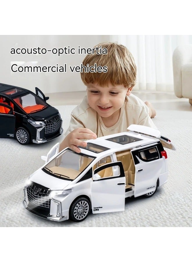 Toy Box Inertia Pull back Alloy Metal car toy with lighting sound simulation commercial car model boy gift Toy car holiday gift  - Image 4