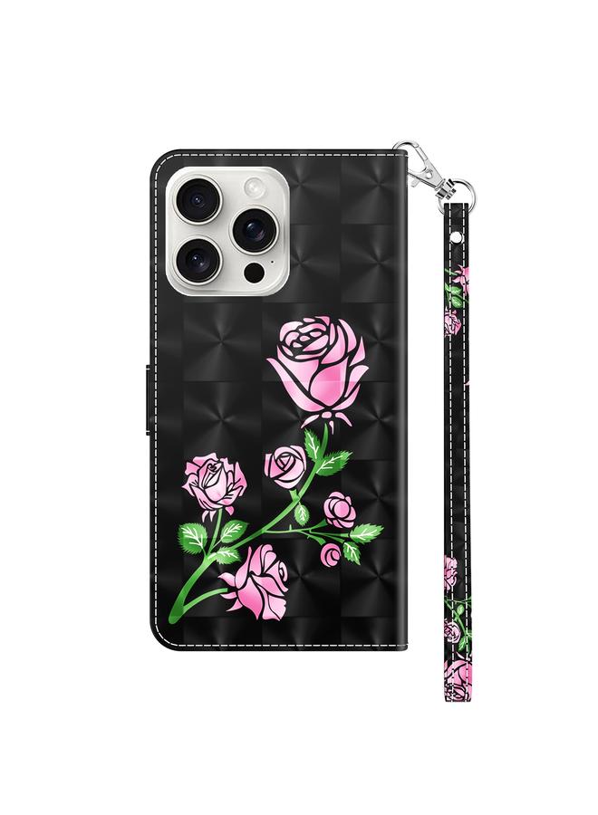 اس-توب جراب لهاتف iPhone 16 Pro Max مصنوع من الجلد المطلي ثلاثي الأبعاد - Image 3