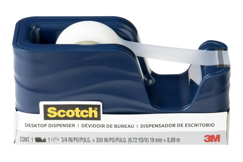 Scotch Wave Tape Dispenser, Great for Gift Wrapping, Includes 34 in x 350 in Tape Roll (C20-WAVE-MI) - Image 1