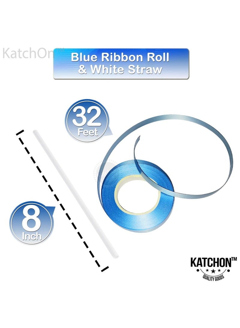 KATCHON Blue Number 1 Balloon for 1st Birthday or Anniversary Decoration 40 Inch  - Image 3