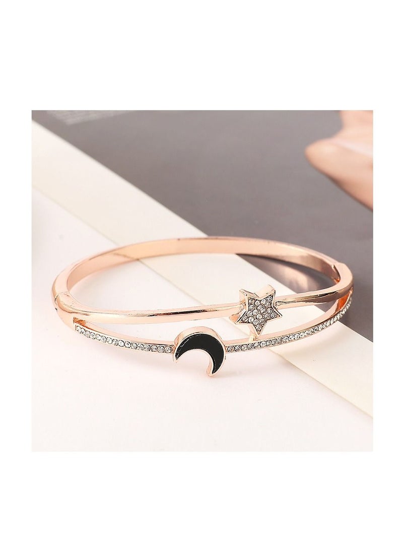 High-end rose gold diamond-set bracelet.  - Image 2