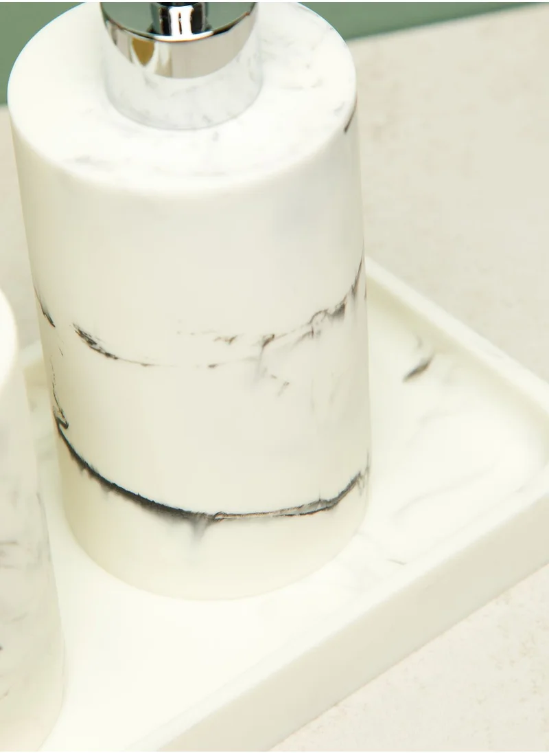 كاساتيكس مجموعة ملحقات حمام بيضاء