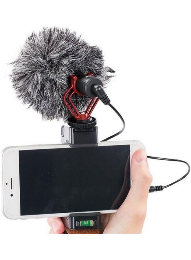 BY-MM1 Video Microphone Youtube Vlogging Facebook Livestream Recording Shotgun Mic For Smartphone/Cameras Multicolour - Image 3