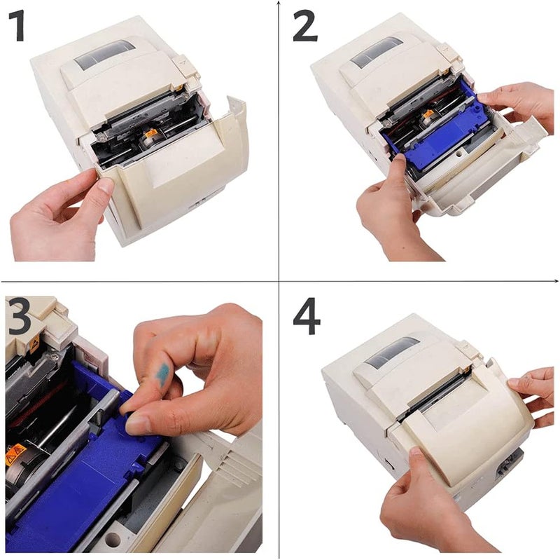 Bigger 12 Pack Compatible SP700 Printer Ribbon B/R Replacement for Star RC-700BR SP-700BR SP-712 SP-742 Ink Ribbon, Black and Red - Image 4