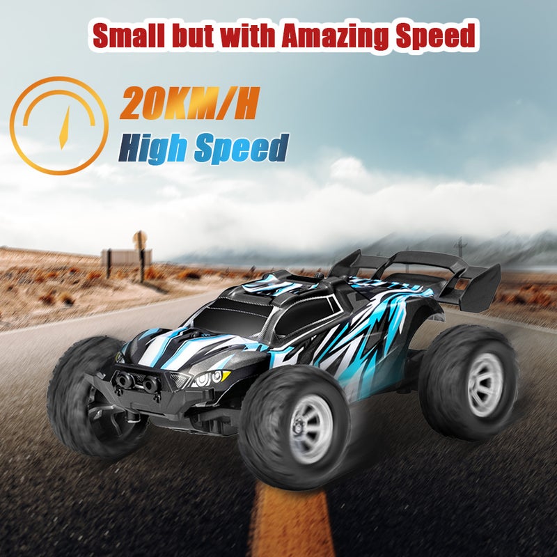 S638 RC Cars Mini Remote Control Car for Kids 2.4GHz 1:32 RC Car With LED Light 20KM/H High Speed Racing Car with 3 Battery - Image 2