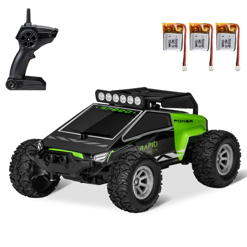 S638 RC Cars Mini Remote Control Car for Kids 2.4GHz 1:32 RC Car With LED Light 20KM/H High Speed Racing Car with 3 Battery - Image 1