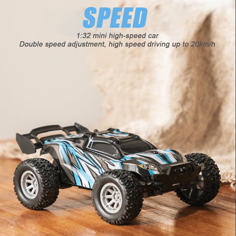 S638 RC Cars Mini Remote Control Car for Kids 2.4GHz 1:32 RC Car With LED Light 20KM/H High Speed Racing Car with 3 Battery - Image 4