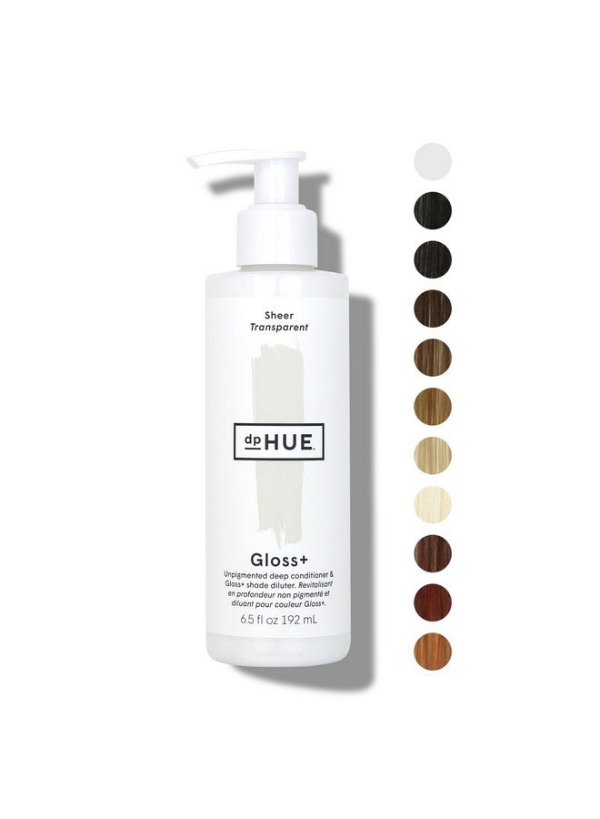 dpHUE Gloss+ Sheer 6.5 Oz Unpigmented Deep Conditioner & Gloss+ Shade Diluter Add Shine To Natural Or Colortreated Hair Glutenfree Vegan - Image 2