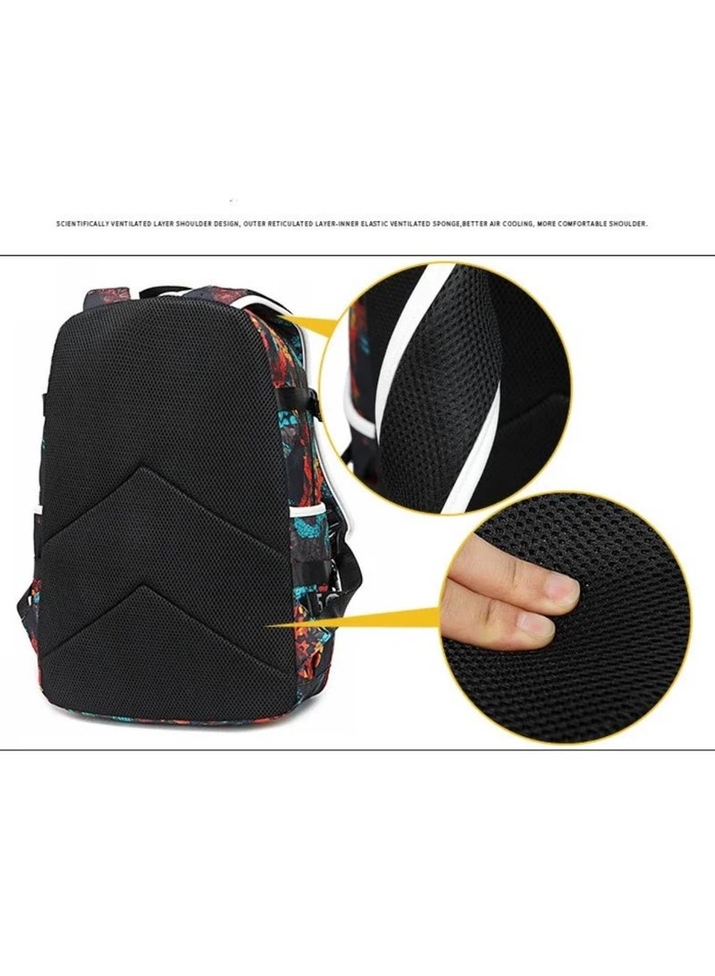 STITCH Cadedon Cartoon Animation Stitch Joint School Bag Trendy Backpack 41*14*28cm - Image 3
