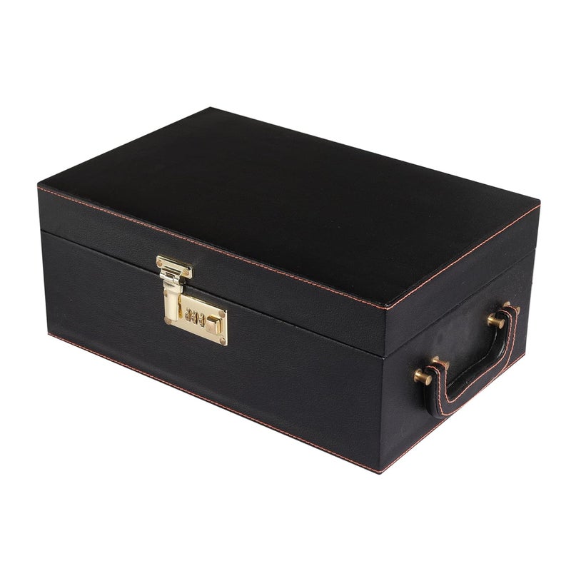 Anything & Everything Premium Bar Accessories Set with Whiskey Glasses | Portable Leatherette Bar Accessories Set | Bar Accessories Set for Picnic | Bar Set for Travel | Bar Set for car | (Black) - Image 4