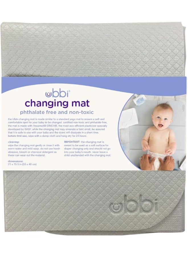 Ubbi Changing Mat, Gray - Image 3