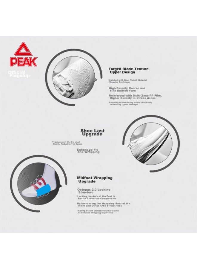 PEAK Peak Taiji Qingling 2.0 Basketball Shoes, Performance Cushioning, Competition Guard Shoes, Lightweight Comfortable Wrap-around Sneakers, Da430177  - Image 2