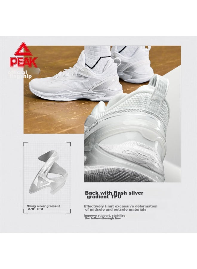 PEAK Peak Taiji Qingling 2.0 Basketball Shoes, Performance Cushioning, Competition Guard Shoes, Lightweight Comfortable Wrap-around Sneakers, Da430177  - Image 4