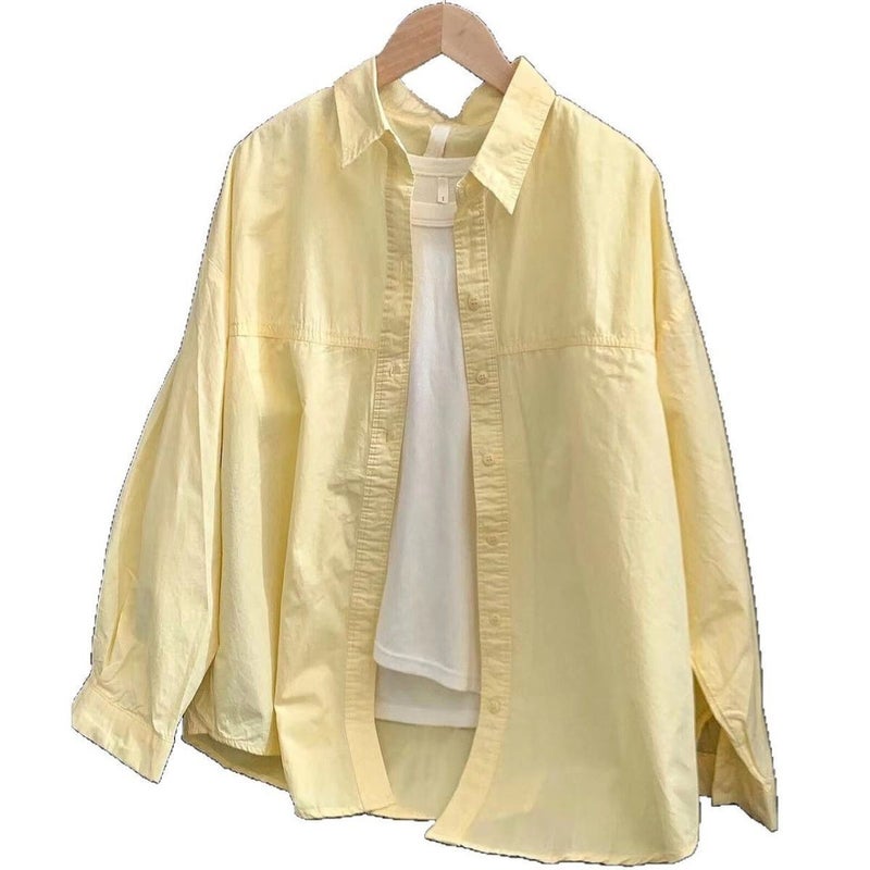 Women's Cotton Shirt Oversized Loose Fit Summer 2025 - Image 5