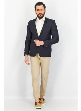 THE KOOPLES Men Regular Fit Textured Formal Blazer, Black  - Image 3