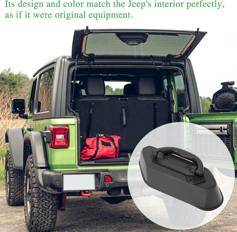 LANGZIHT Rear Window Handle for Jeep Wrangler (JL) 2018-2024 - Trunk Grip Handle - Image 5