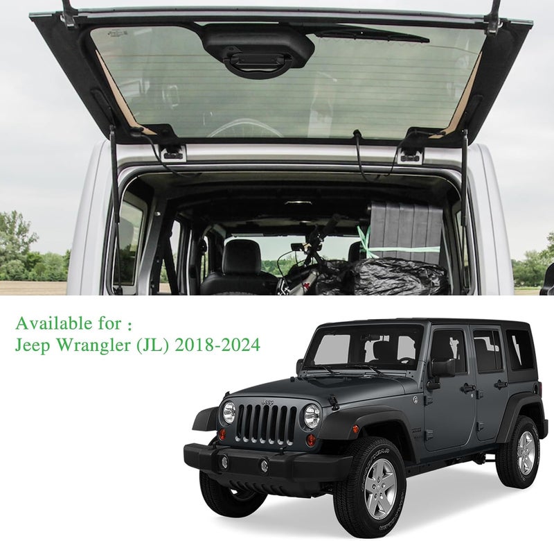 LANGZIHT Rear Window Handle for Jeep Wrangler (JL) 2018-2024 - Trunk Grip Handle - Image 2