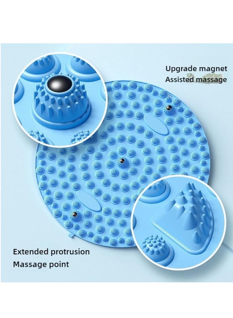 YelaJoy Foot Massage Pad, Foot Reflexology PadRelaxation Massage Mat, Anti Fatigue Walk Stone Acupoint Mat Particle Portable Massage Tool for Walking and Long Sittin ( 55cm) - Image 4