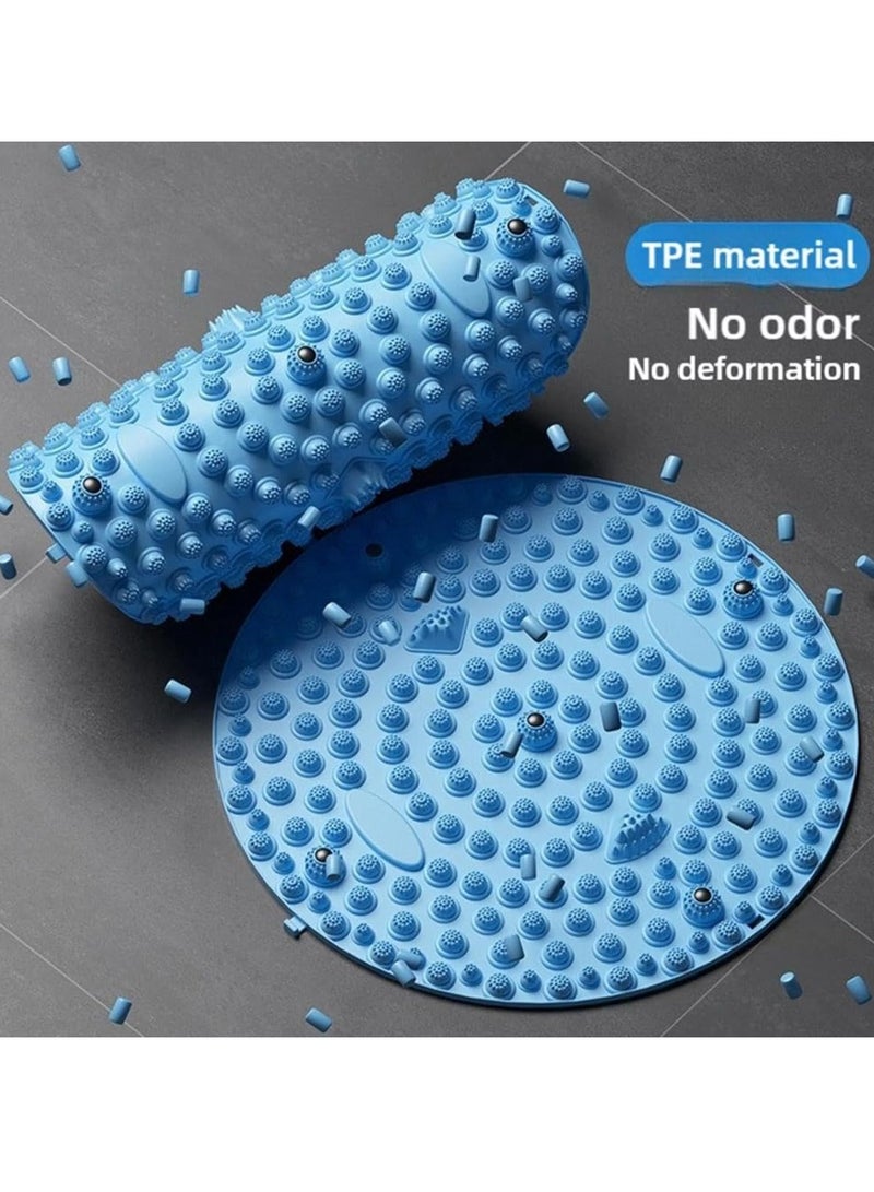YelaJoy Foot Massage Pad, Foot Reflexology PadRelaxation Massage Mat, Anti Fatigue Walk Stone Acupoint Mat Particle Portable Massage Tool for Walking and Long Sittin ( 55cm) - Image 5
