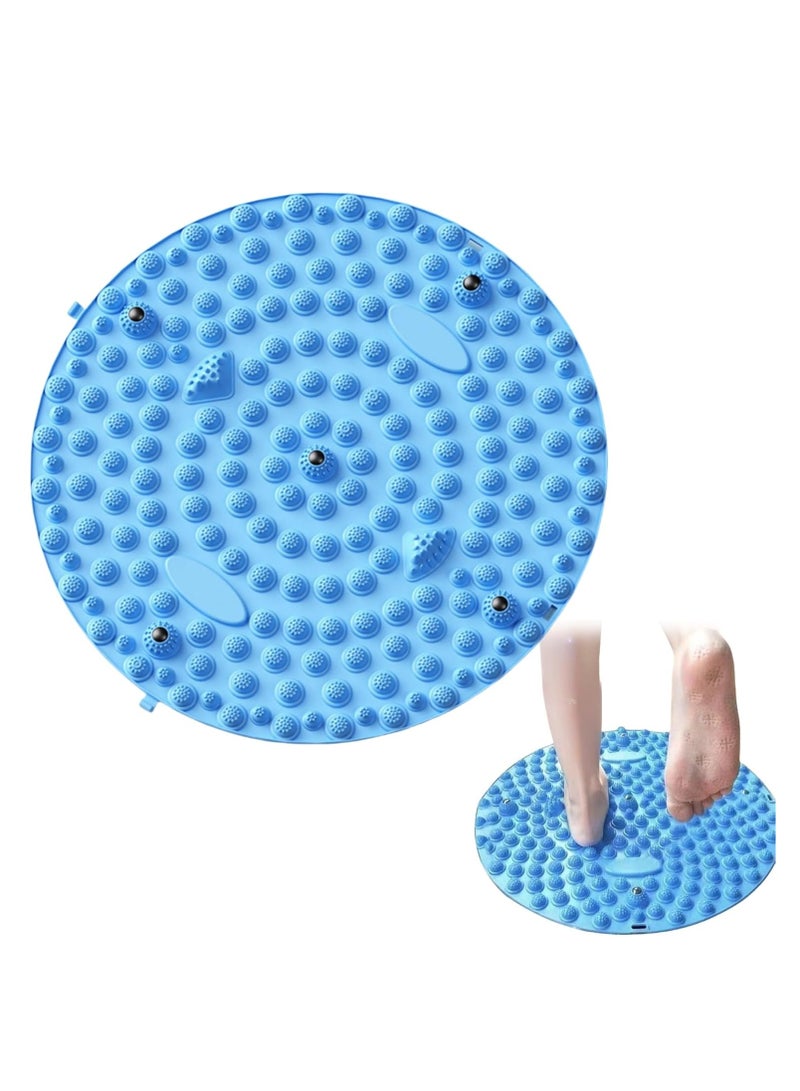 YelaJoy Foot Massage Pad, Foot Reflexology PadRelaxation Massage Mat, Anti Fatigue Walk Stone Acupoint Mat Particle Portable Massage Tool for Walking and Long Sittin ( 55cm) - Image 1