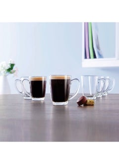 Luminarc 6-Piece Tempered Glass New Morning Mug Set Clear  - Image 3