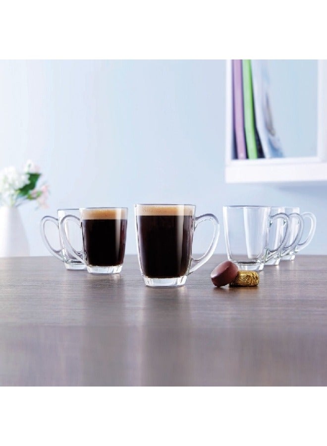 لومينارك طقم أكواب زجاج مقوى صباح جديد ٦ قطع شفاف - Image 3