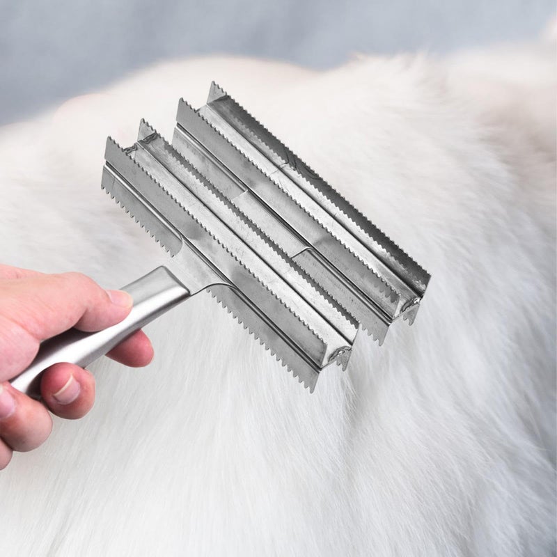 Double Sided Horse Comb Shedding Blade Brush For Cats And Dogs - Image 3