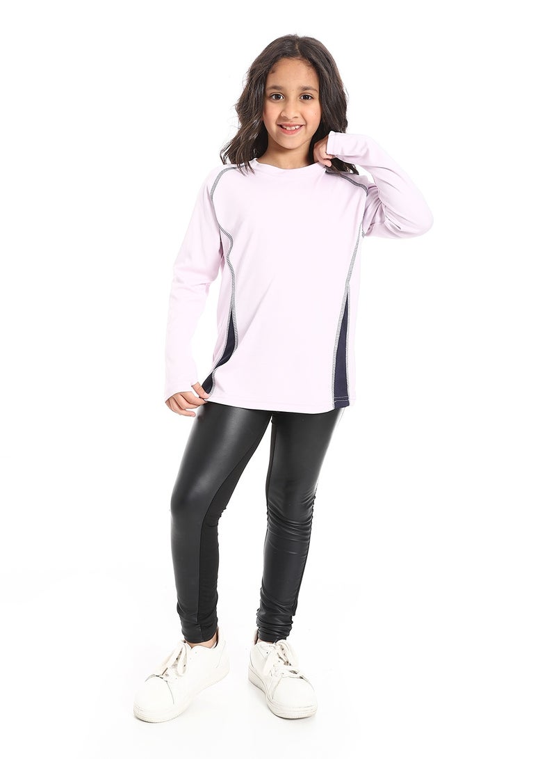 Caesar Girls' sports T-shirt with sleeves and a handle - Image 1