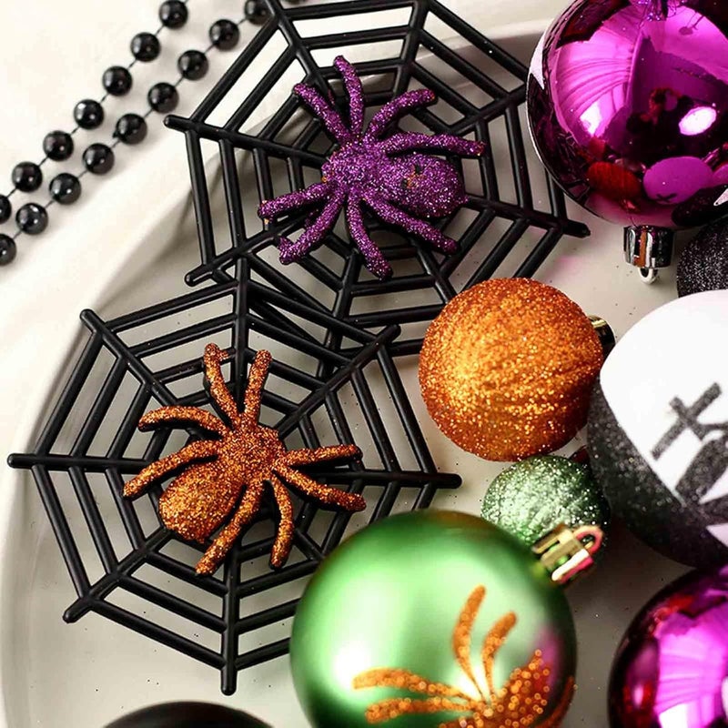 klarako Halloween Decorative Ball 41 Colored Skeleton Plastic Ball Pendant Set,Decorative Ball for Halloween＆Party, Halloween Tree - Image 2