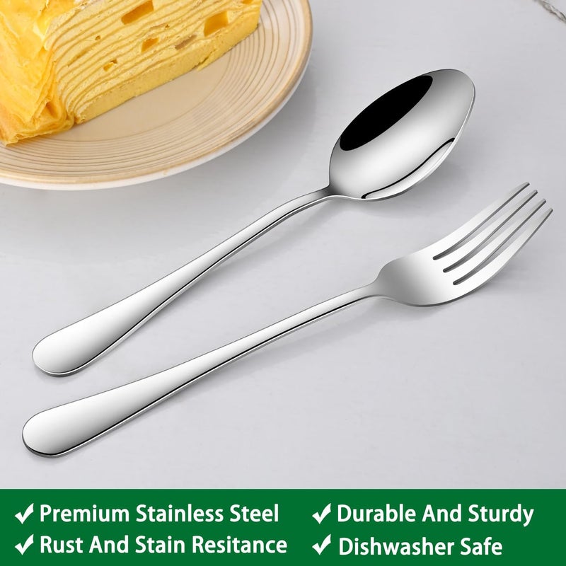 Dehov 8-Piece 6.7 Inches Stainless Steel Tea Spoon,Durable Dishwasher Safe Teaspoons,Silverware Dessert Spoons For Kitchen,Small Spoons For Restaurant,Hotel - Image 5