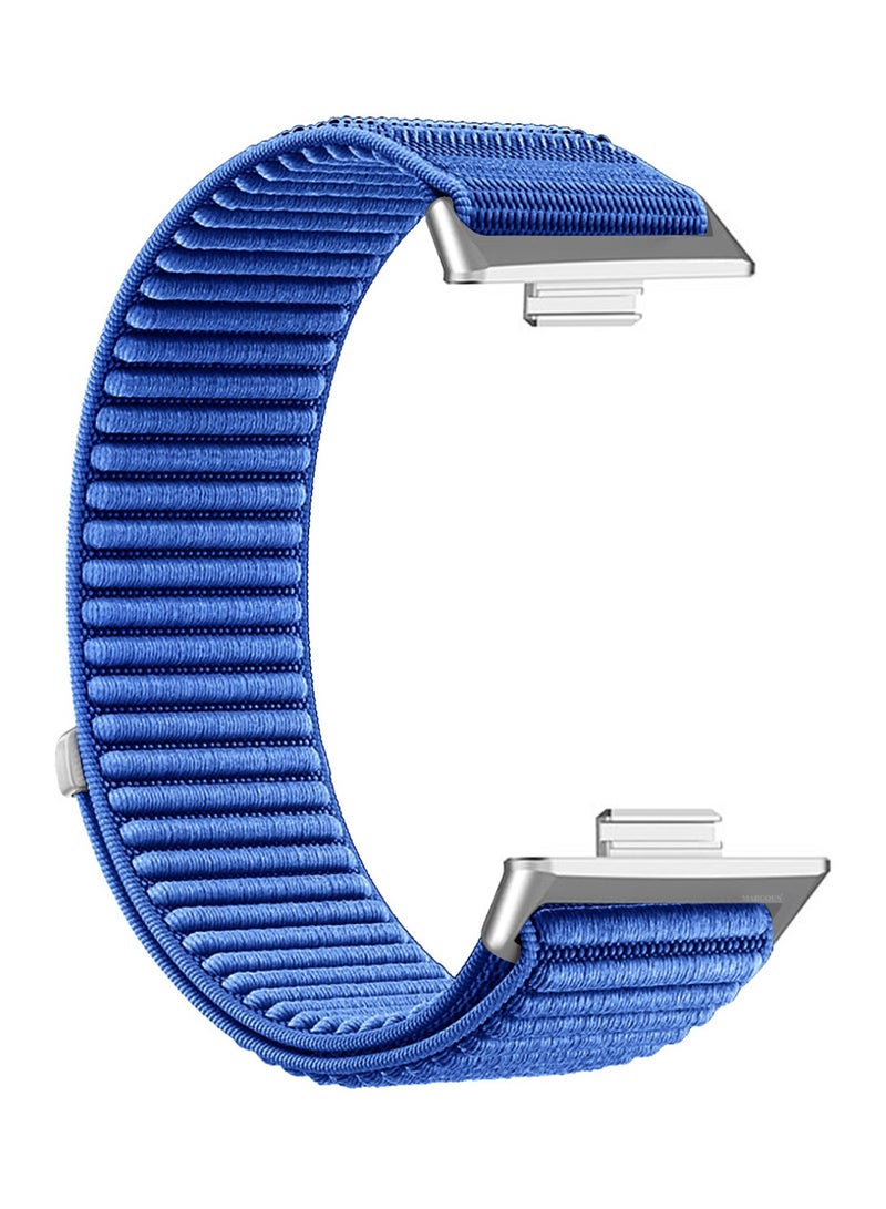 CATANES Premium Loop Watch Band for Watch 4 & Watch 4 Pro – Adjustable, Soft & Durable Replacement Strap Blue - Image 3