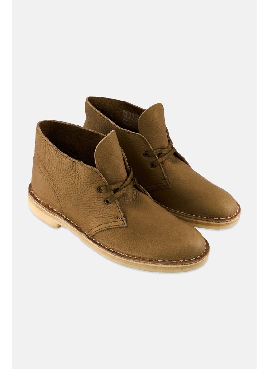 clarks Men Standard Lace Up Ankle Boots, Olive  - Image 1
