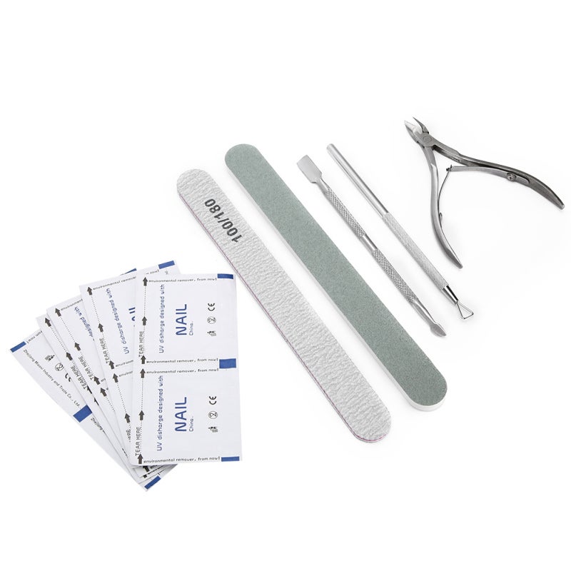 Manicure Tool Set: 10-Piece Stainless Steel Kit - Double-Head Steel Pusher, Ergonomic Cuticle Nippers, Nail File for Home Diy Manicure, Professional Nail Salon, Individual Pedicure & Nail Care - Image 2