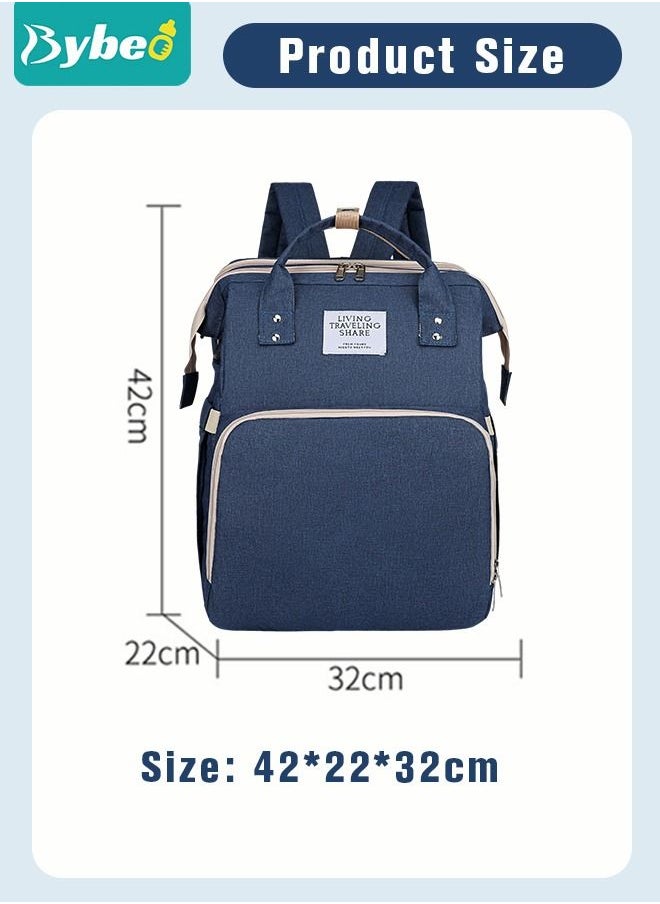 Bybeo - Baby Diaper Bag Backpack, Multifunction Diapers Changing Station for Boys Girls Outdoor and Travel, Infant Shower Gifts, Large Capacity, 900d Oxford, USB Port - Image 1