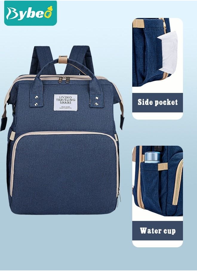 Bybeo - Baby Diaper Bag Backpack, Multifunction Diapers Changing Station for Boys Girls Outdoor and Travel, Infant Shower Gifts, Large Capacity, 900d Oxford, USB Port - Image 1