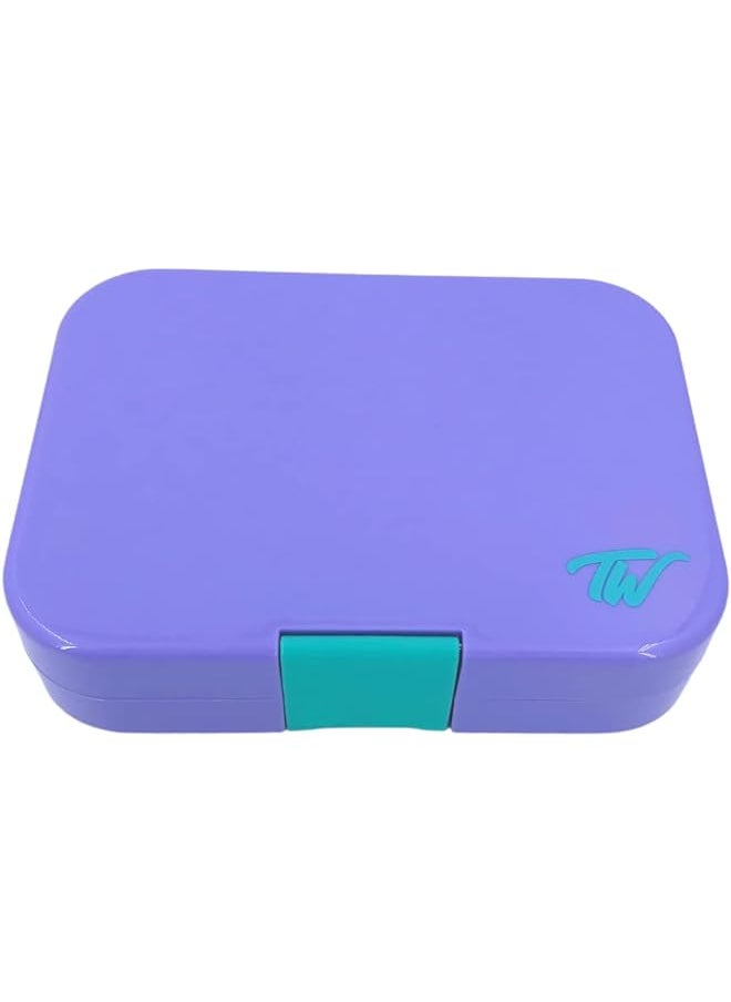 TINY WHEEL Bento Box Purple 6 Compartments 510130  - Image 1