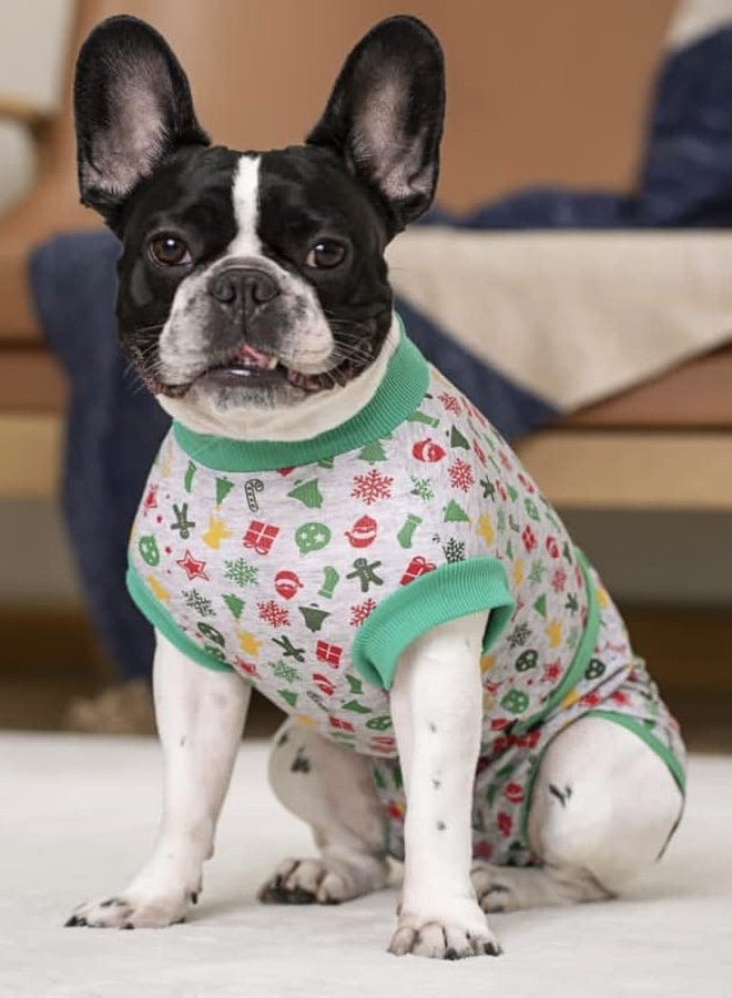 PETANGEL After Surgery Dog Recovery Suit, Star Pattern Pet Recovery Shirt Dog Abdominal Wounds Bandages, Substitute E-Collar & Cone, Prevent Licking Small Dogs Onesies (Size: S, Chest: 46-50cm) - Image 3