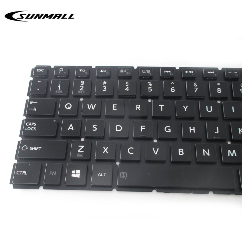 SUNMALL Backlight Keyboard Replacement Compatible with Toshiba Satellite Radius P55W-B P55W-c l50-b l55t-b5271 s55t-b5273nr l55d-b5364 p55w-c5200 p55w-b5318 p55w-c5200x p55w-b5112 p55w-b5220 Laptop - Image 3