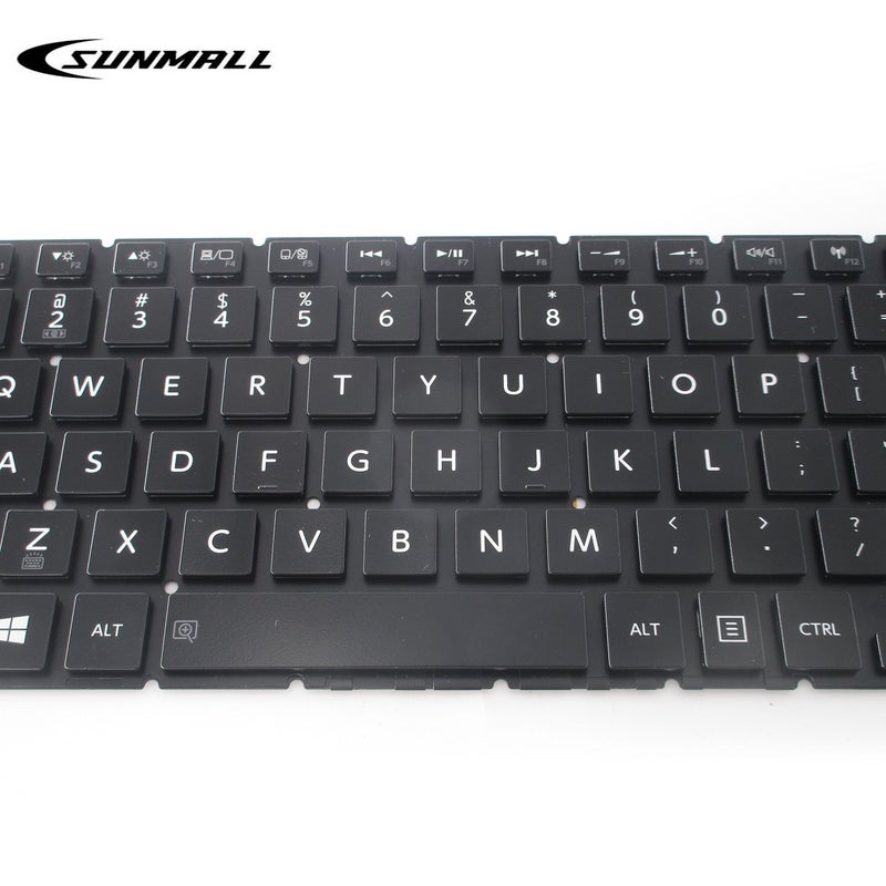 SUNMALL Backlight Keyboard Replacement Compatible with Toshiba Satellite Radius P55W-B P55W-c l50-b l55t-b5271 s55t-b5273nr l55d-b5364 p55w-c5200 p55w-b5318 p55w-c5200x p55w-b5112 p55w-b5220 Laptop - Image 4