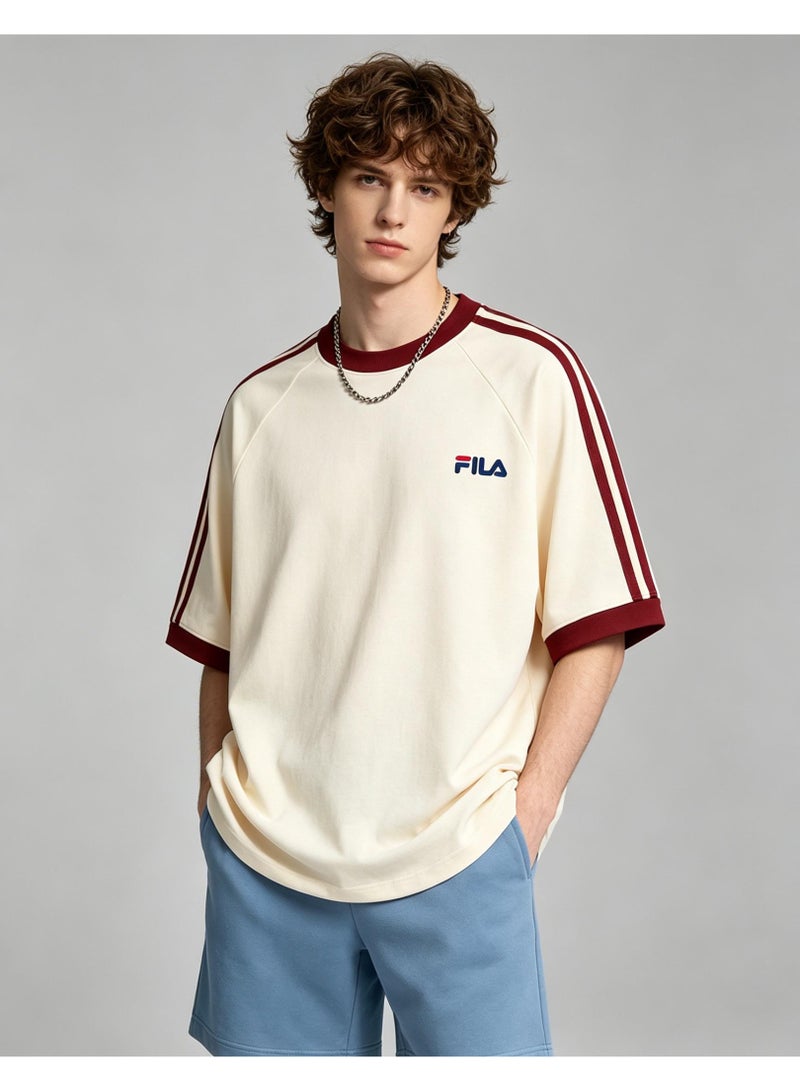 FILA round neck short-sleeved shirt, unisex. Suitable for outdoor sports and fitness. - Image 4